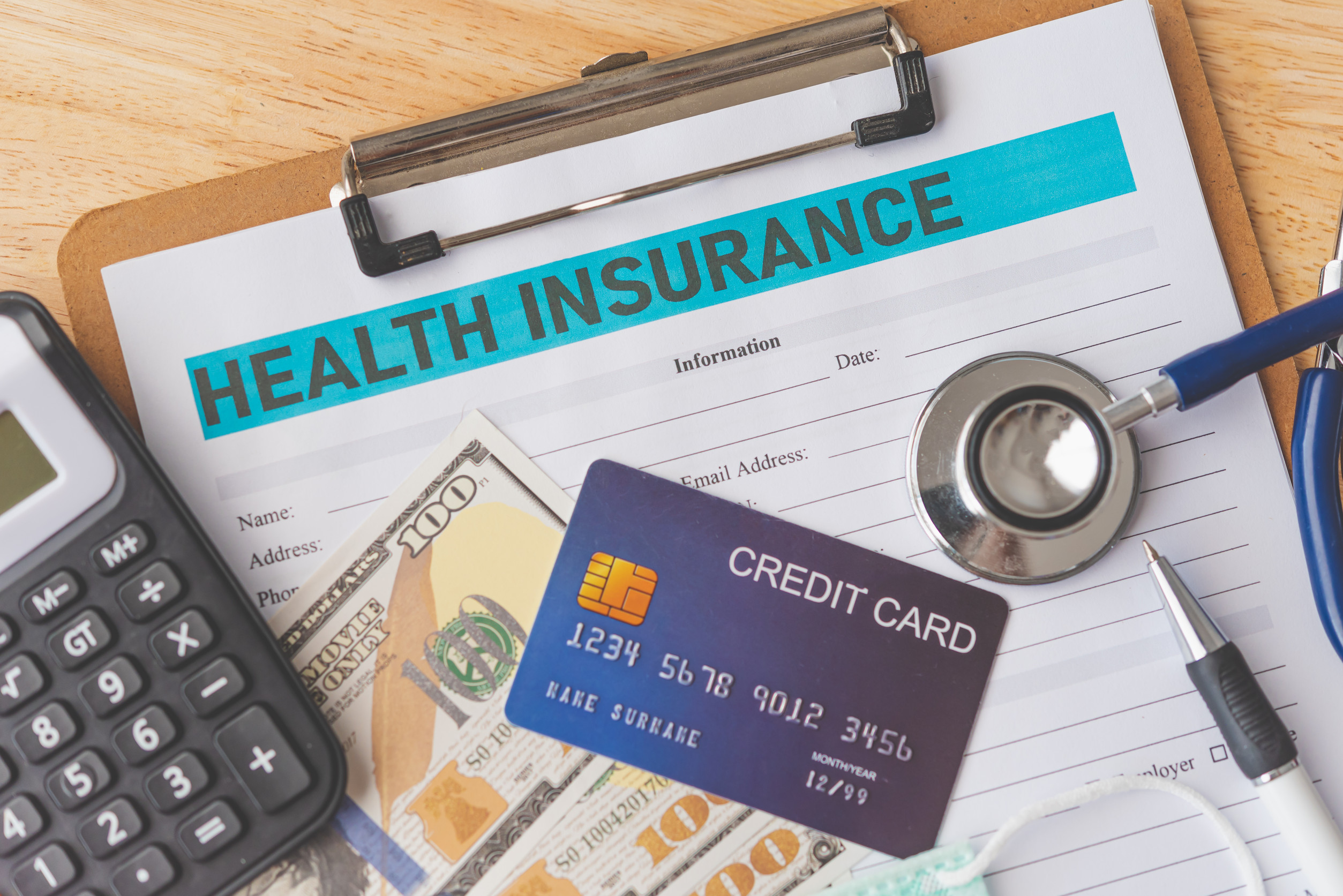 Health insurance paperwork