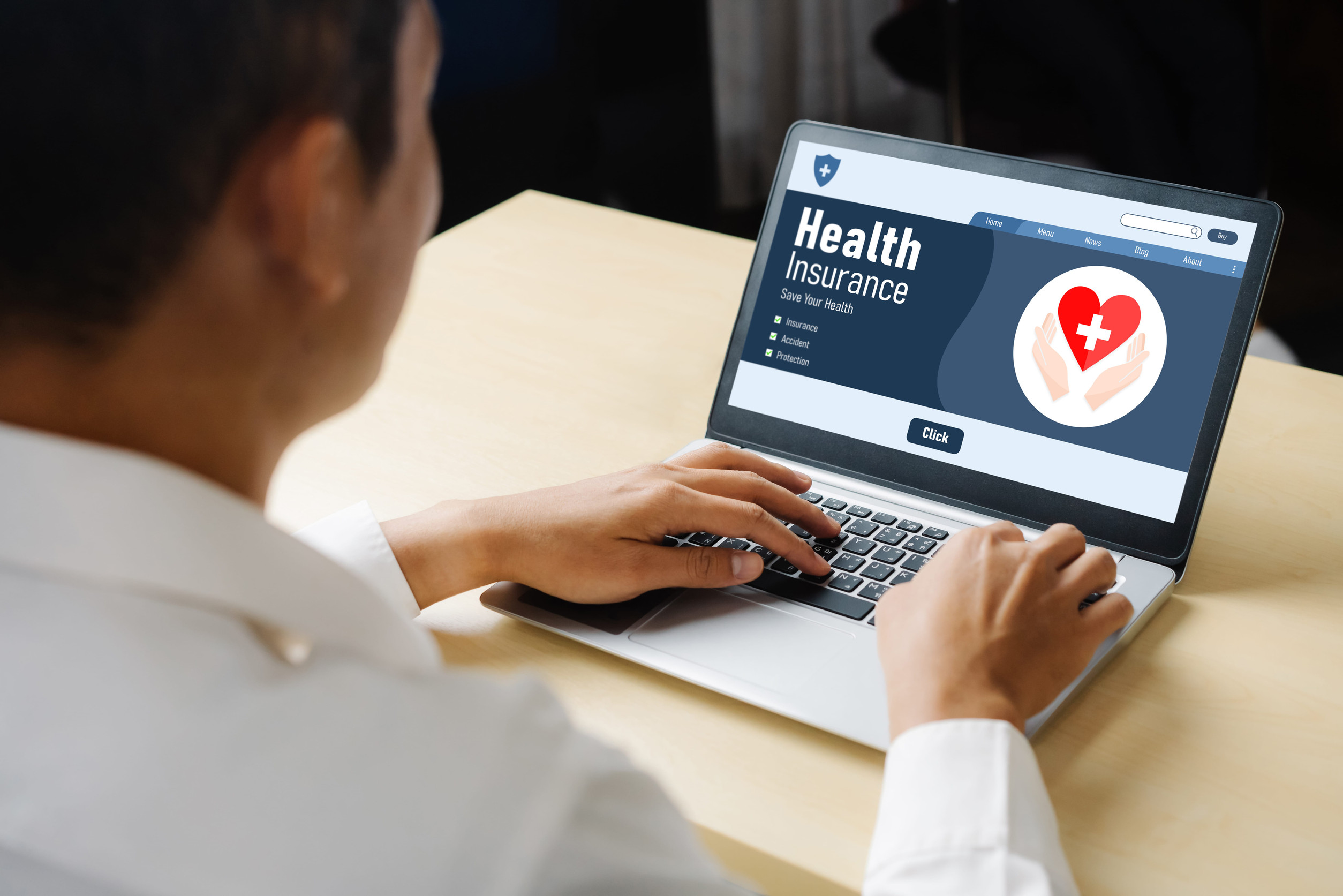 Researching health insurance plan options